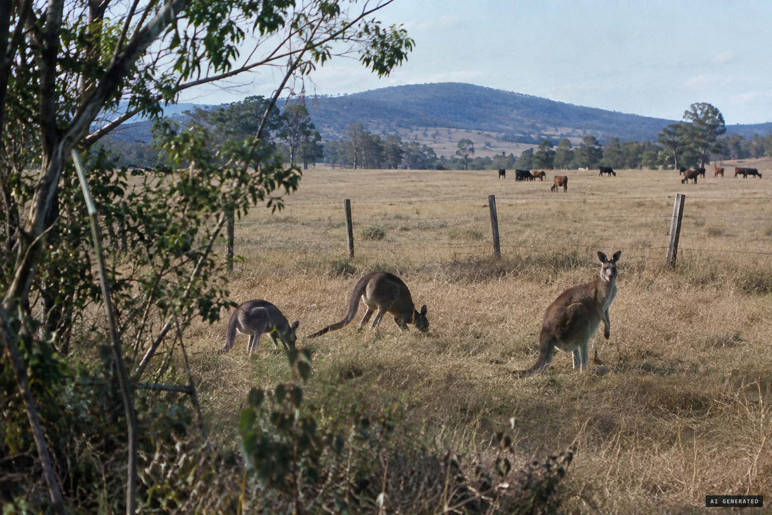 Kilcoy's grey kangaroos and cattle, the obvious answers the boys rejected