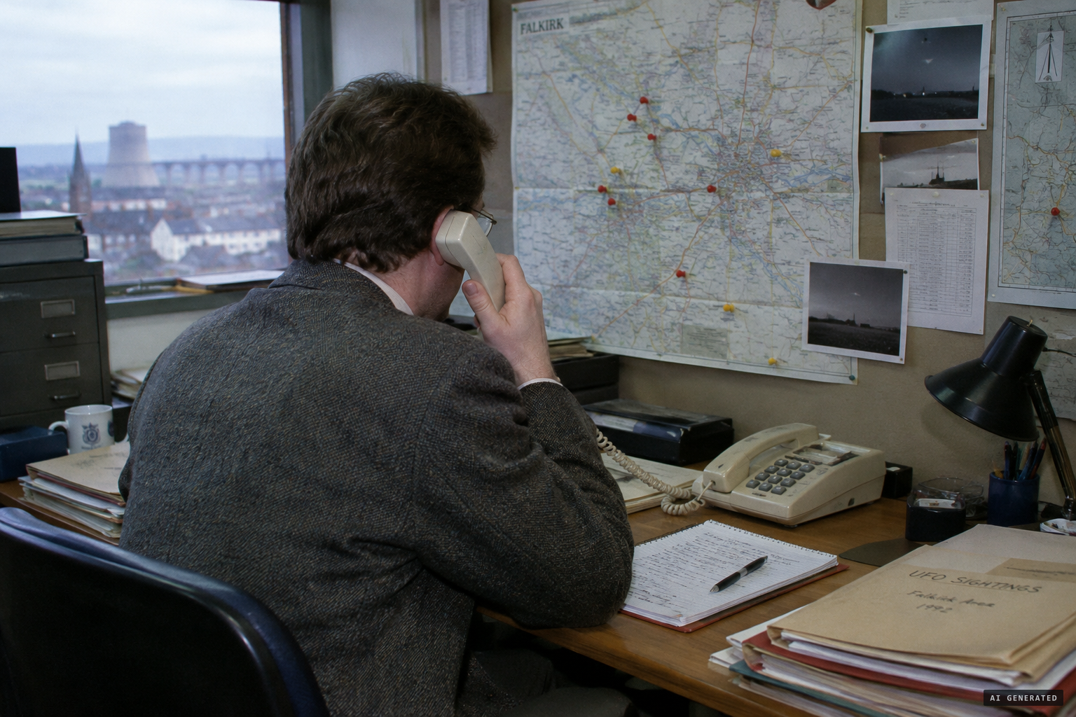 Strange Phenomena Investigations checking Falkirk-area reports