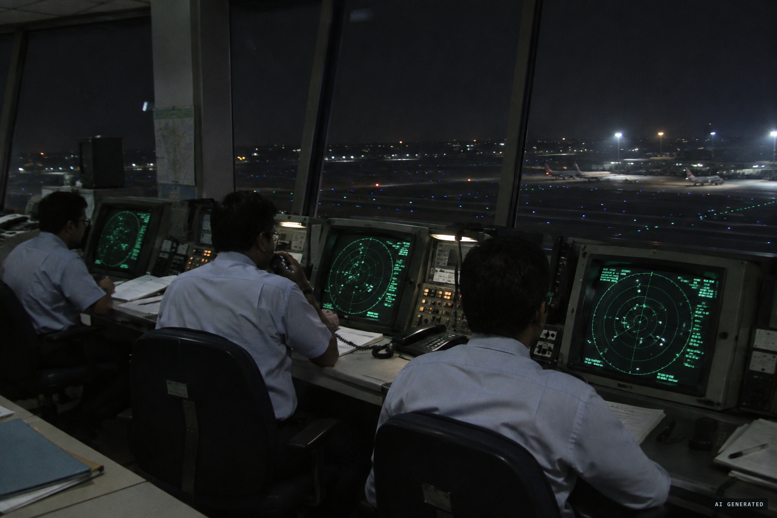Air traffic control: no radar return, no pilot reports