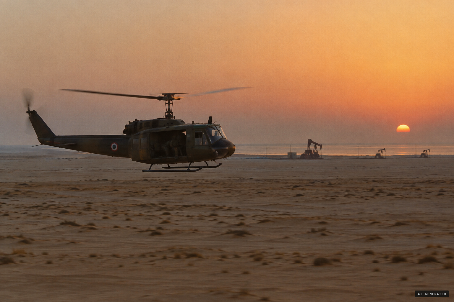 Speculation: helicopters from Iran carrying refugees or money