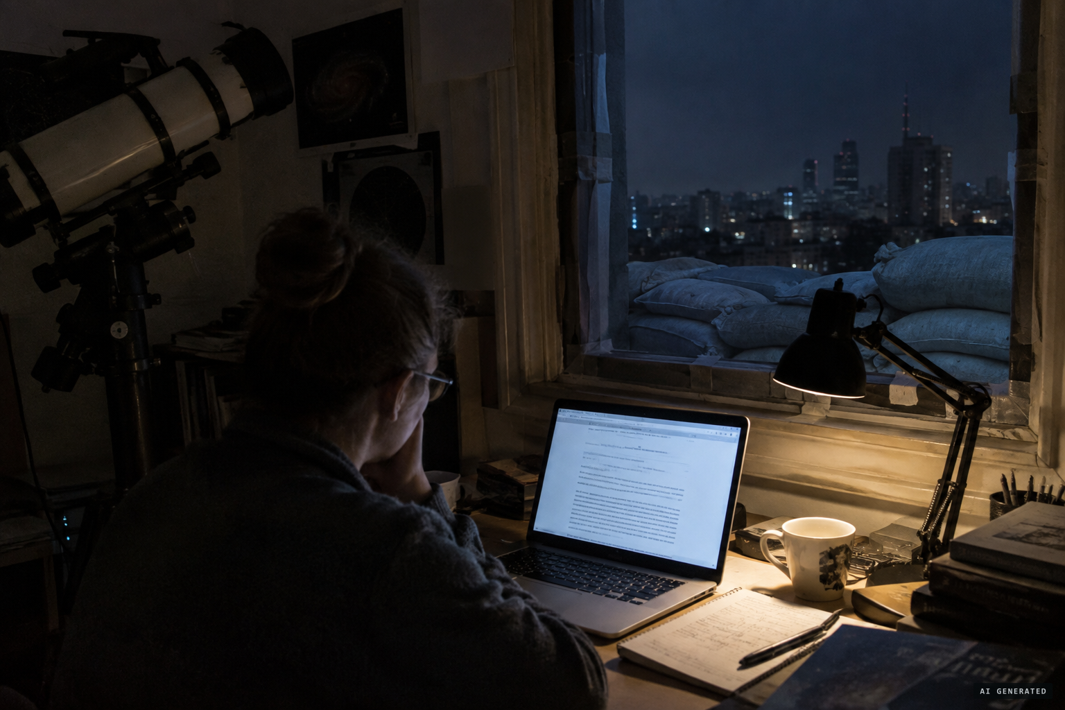 August 2022: the Kyiv astronomers post their UAP preprint to arXiv in wartime