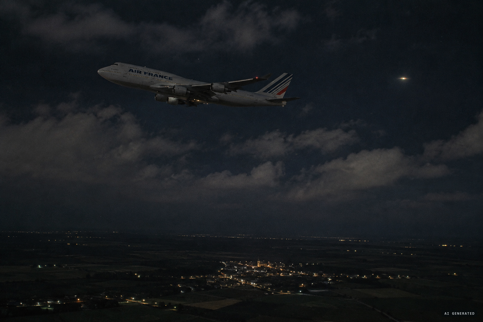 Air France flight AF3532 and the unidentified object over Coulommiers