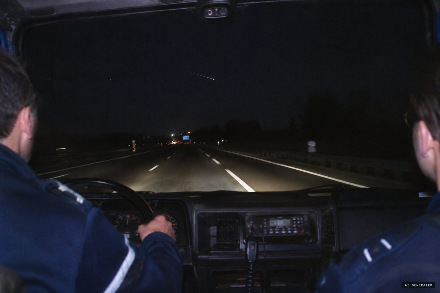 The object leaves west at dizzying speed, shrinking to a faint point