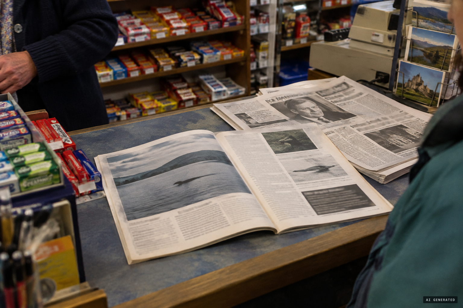 Fortean Times tells the warden's story in August 1995