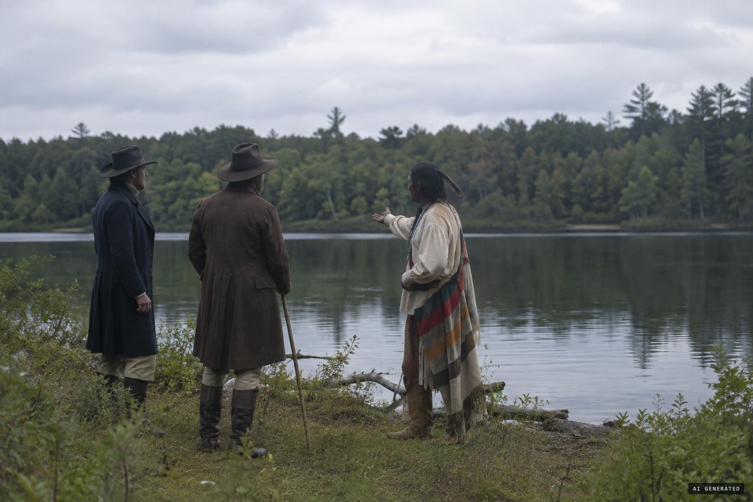 The Potawatomi warn settlers of Meshekenabek