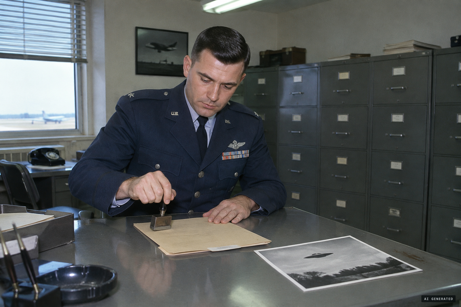 Project Blue Book makes a scant investigation and labels the photos a hoax