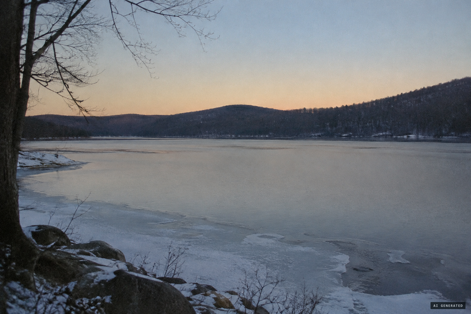 Open water or ice, and the missing frames: questions remain over the lake