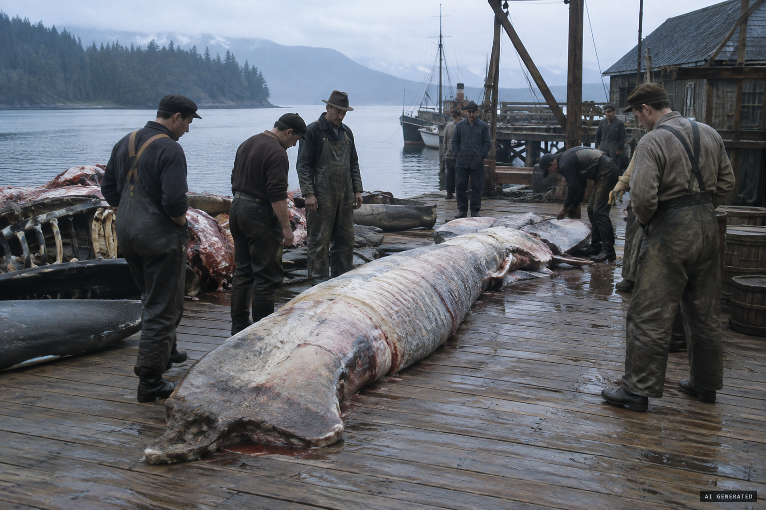 The 1937 Naden Harbour carcass