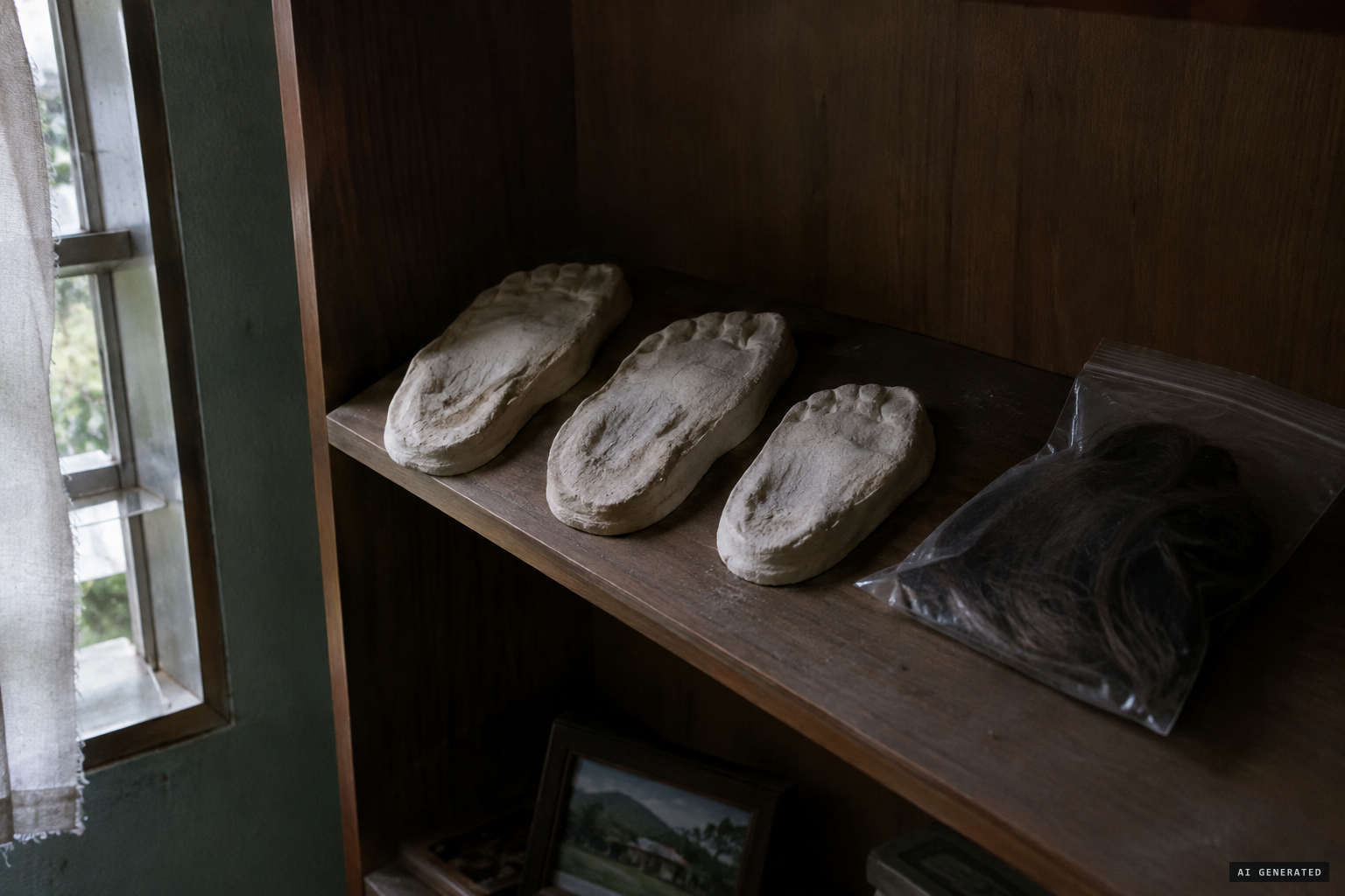 The casts and hair, never measured or analysed in public