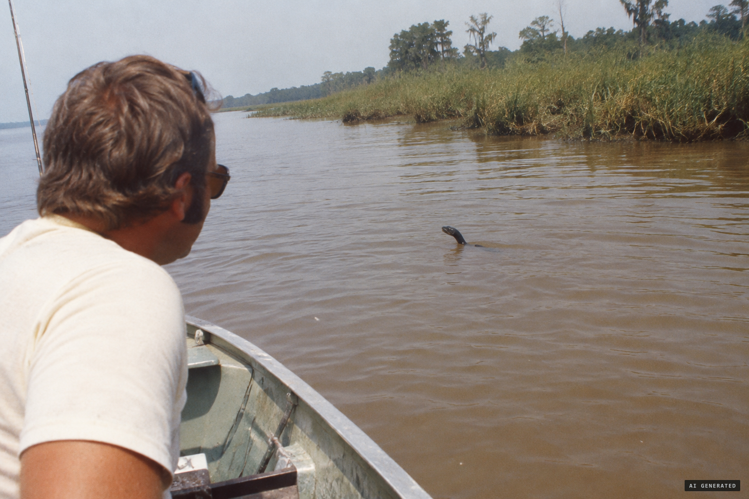 A snake-like head seen at the Two Way point