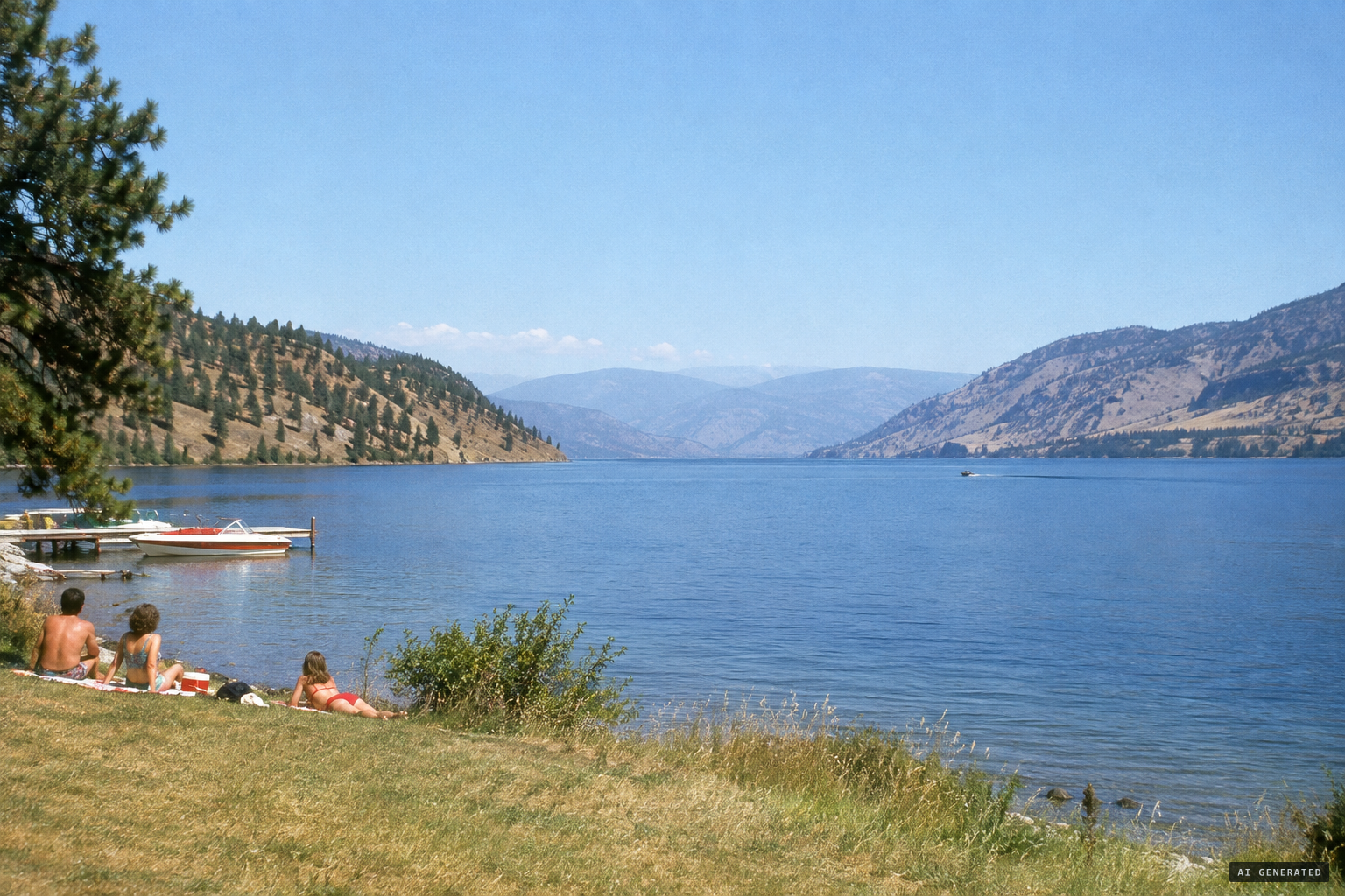 Okanagan Lake, home of the Ogopogo legend
