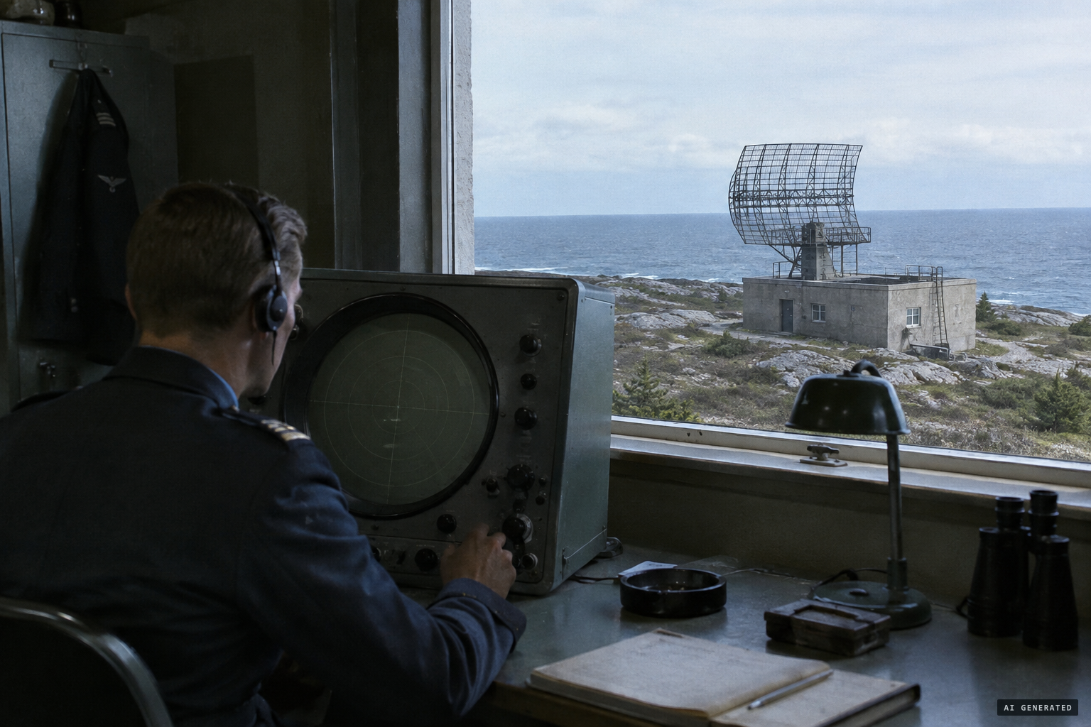 The Furilden radar station F13G recorded nothing
