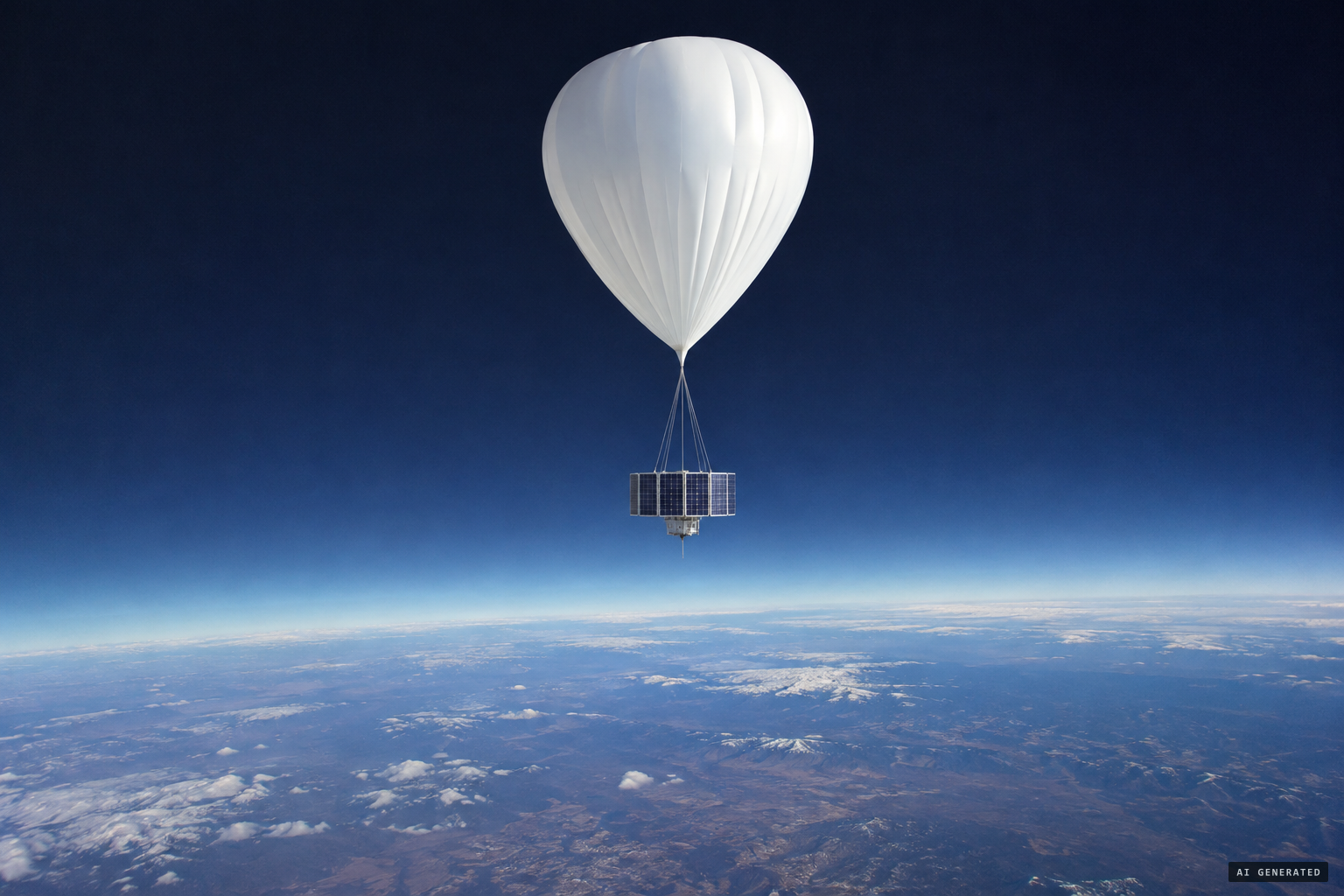 A 200-foot balloon carrying a payload the size of "two or three school buses"