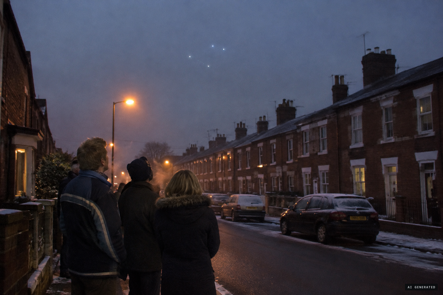 A busy winter for strange lights in British skies