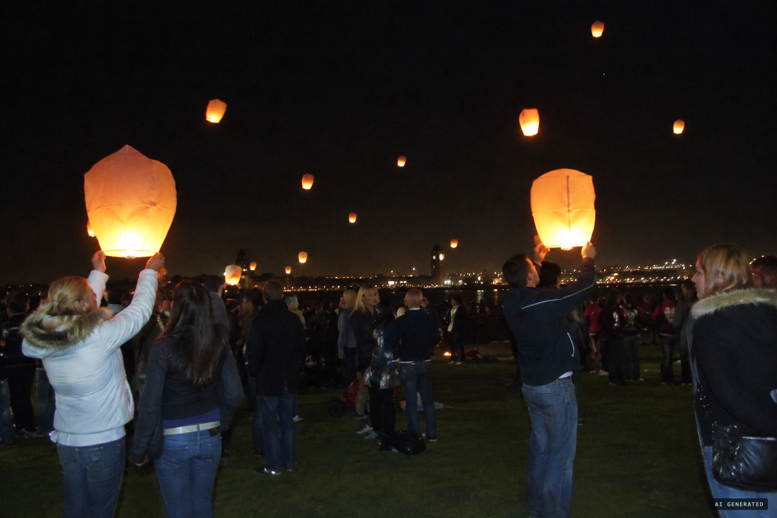 Chinese and Thai sky lanterns, the rule-of-thumb explanation