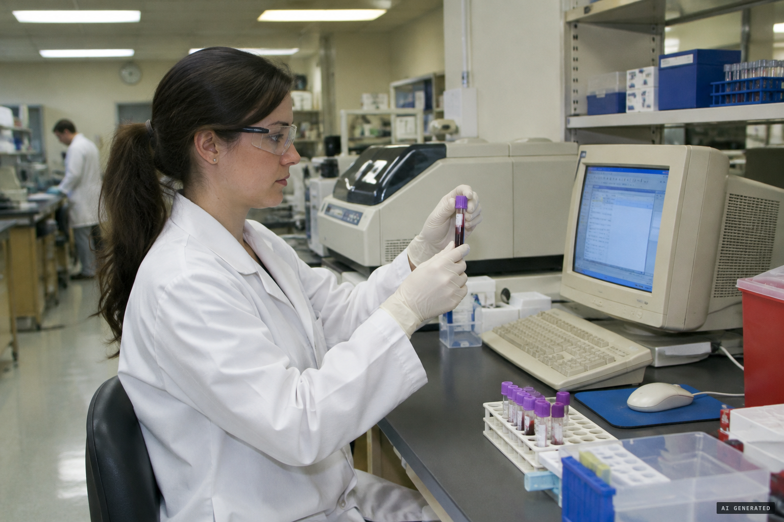 The blood sample comes back as a domestic dog