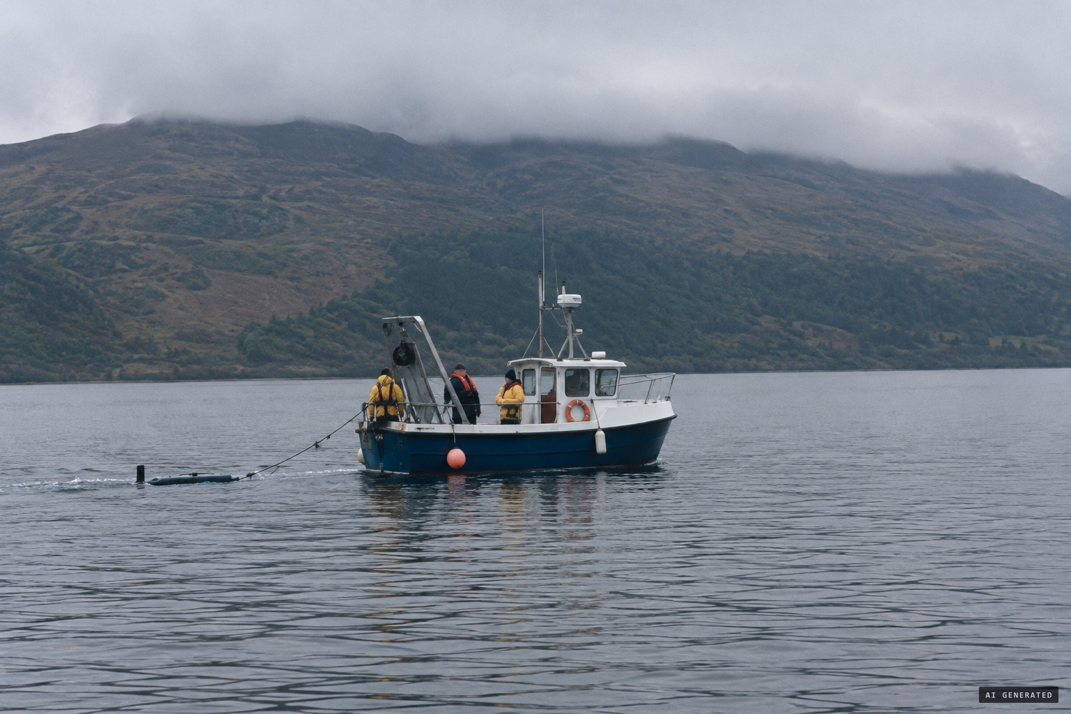 The BBC sonar survey of the loch the same month