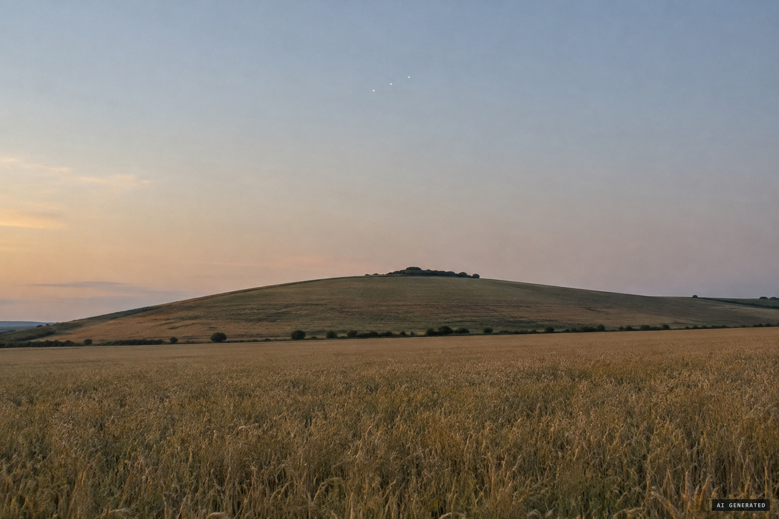 Only the craft, the field and the hill