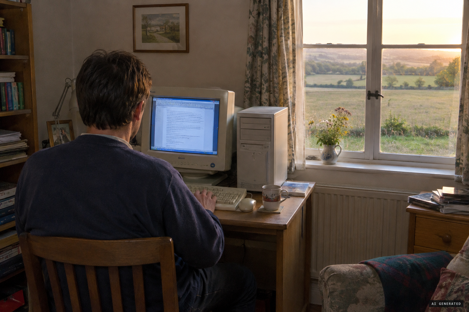 The anonymous witness, certain we are being visited