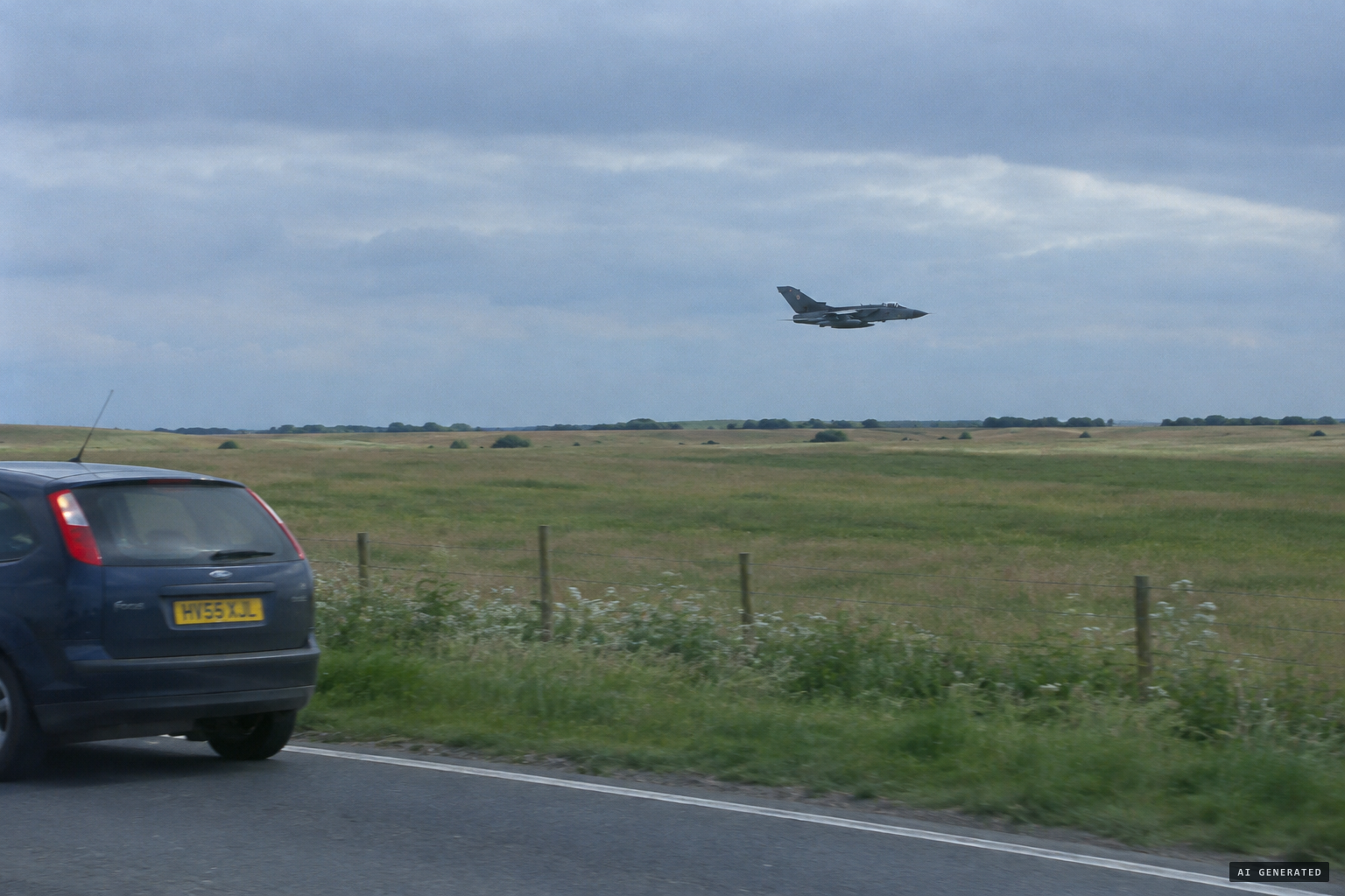 Salisbury Plain, long used to test experimental aircraft
