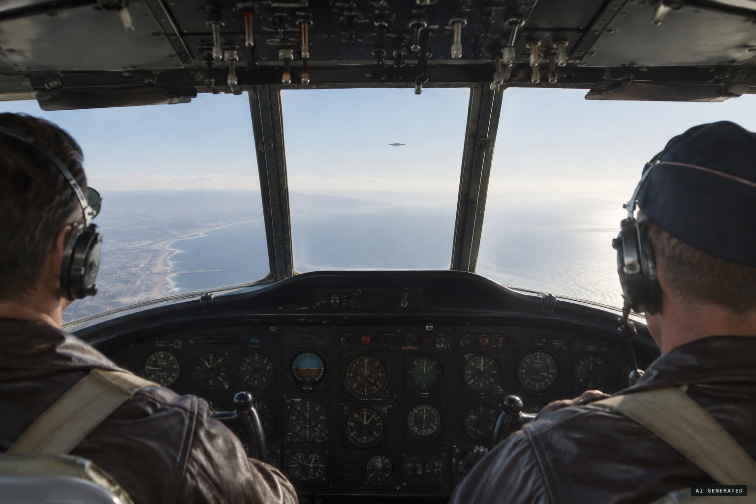 Wimmer spots a dark, motionless shape ahead at 14,000 feet