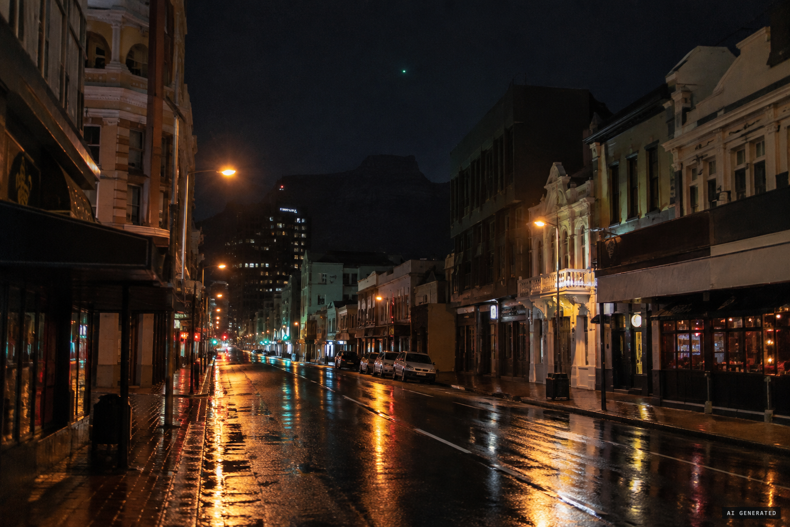 How the green light over Long Street was made was never answered