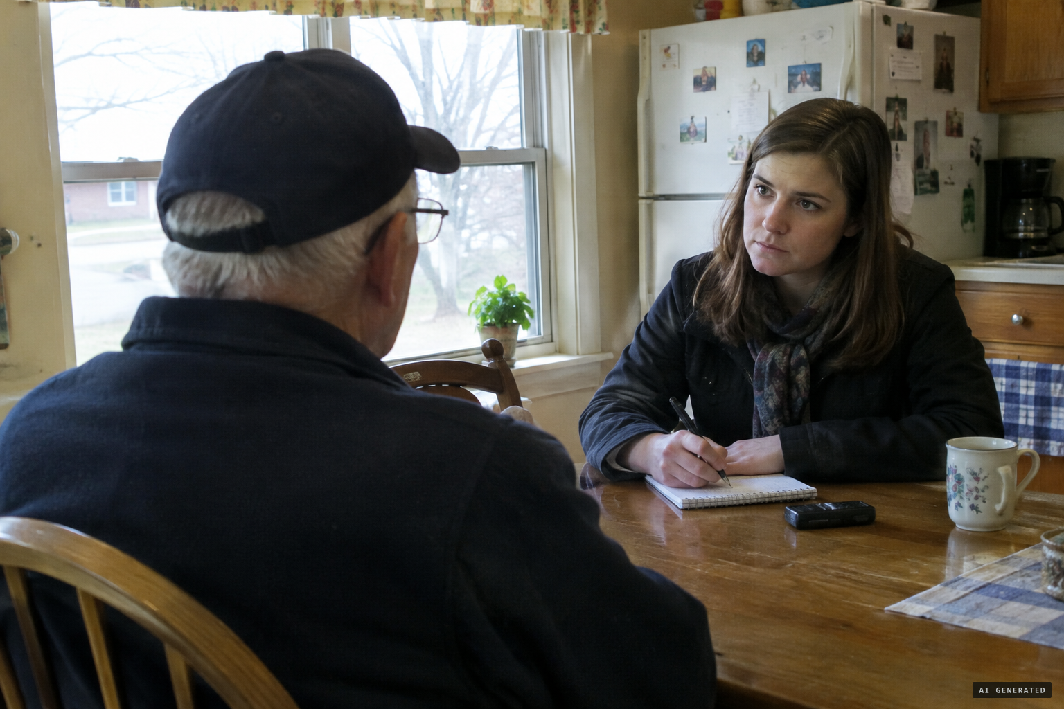 Retired officer Mark Matthews tells reporter James Leggate about 1972
