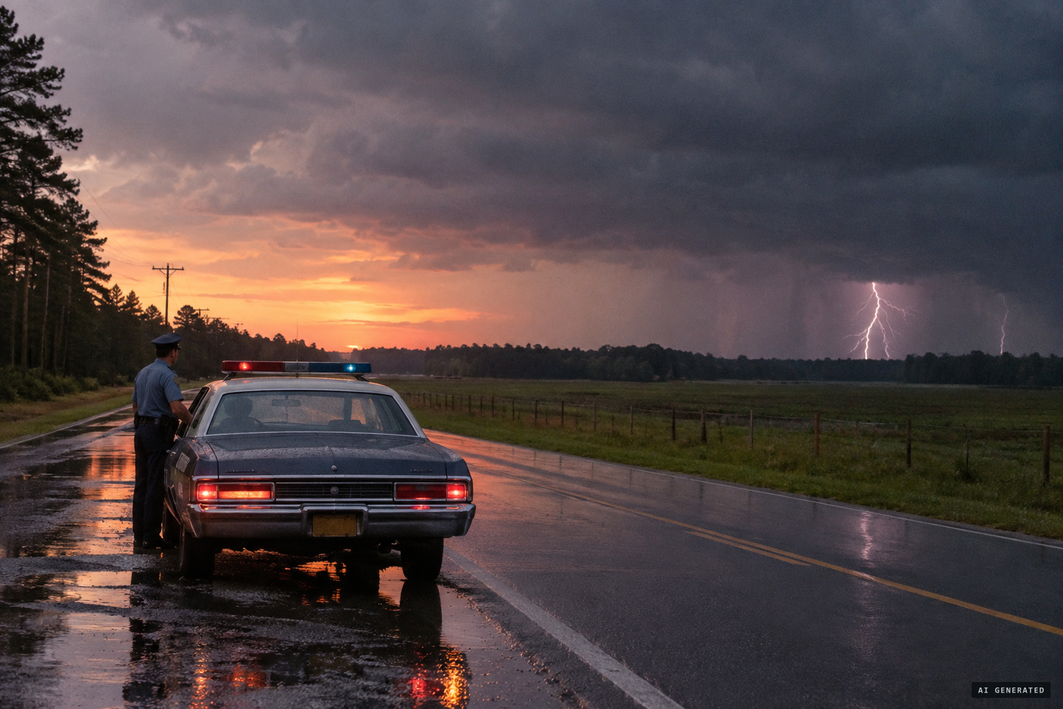 Robeson County after the April 1975 thunderstorm