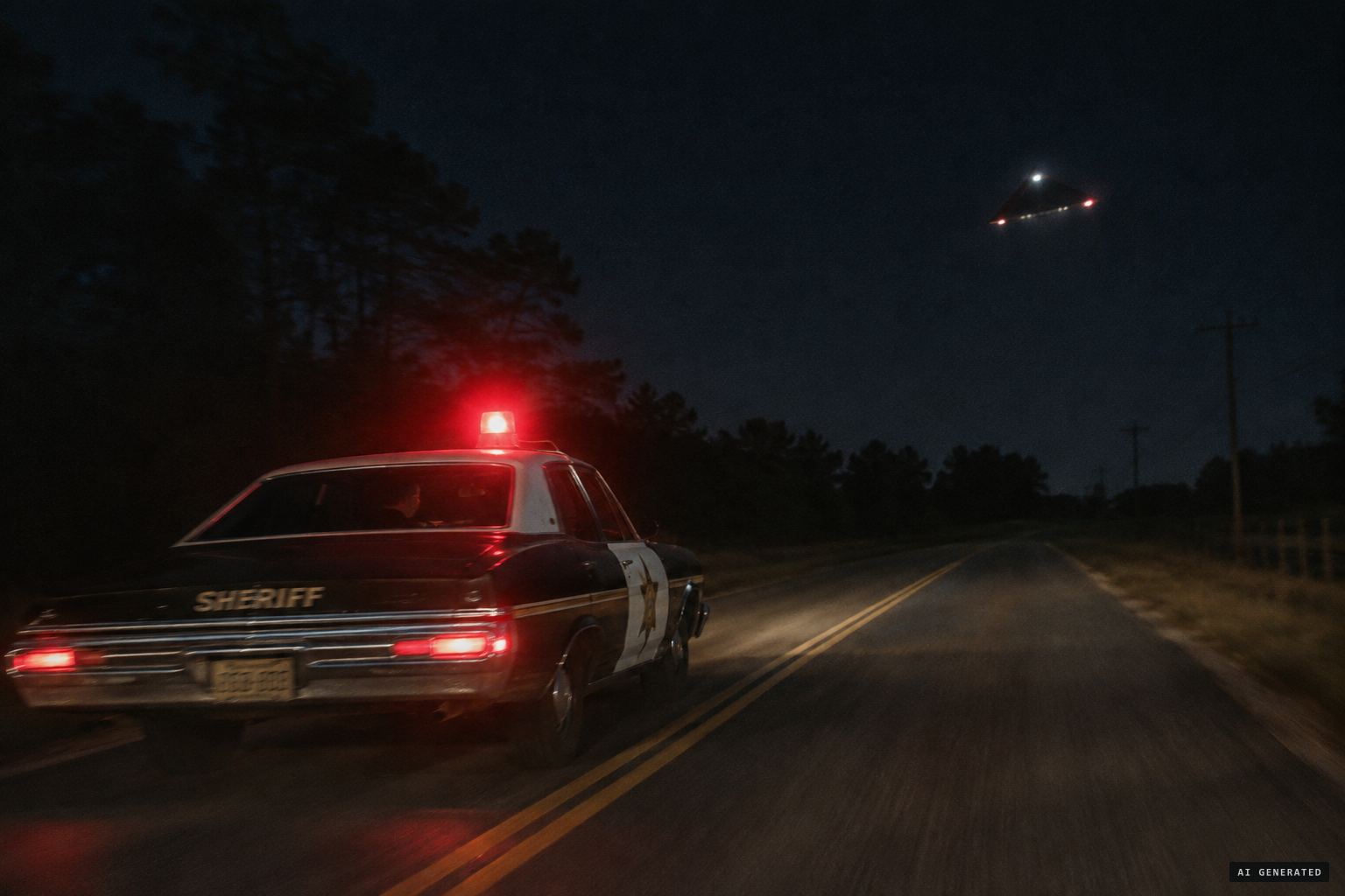 Hoke County deputies pursue a delta-shaped object toward Sampson County