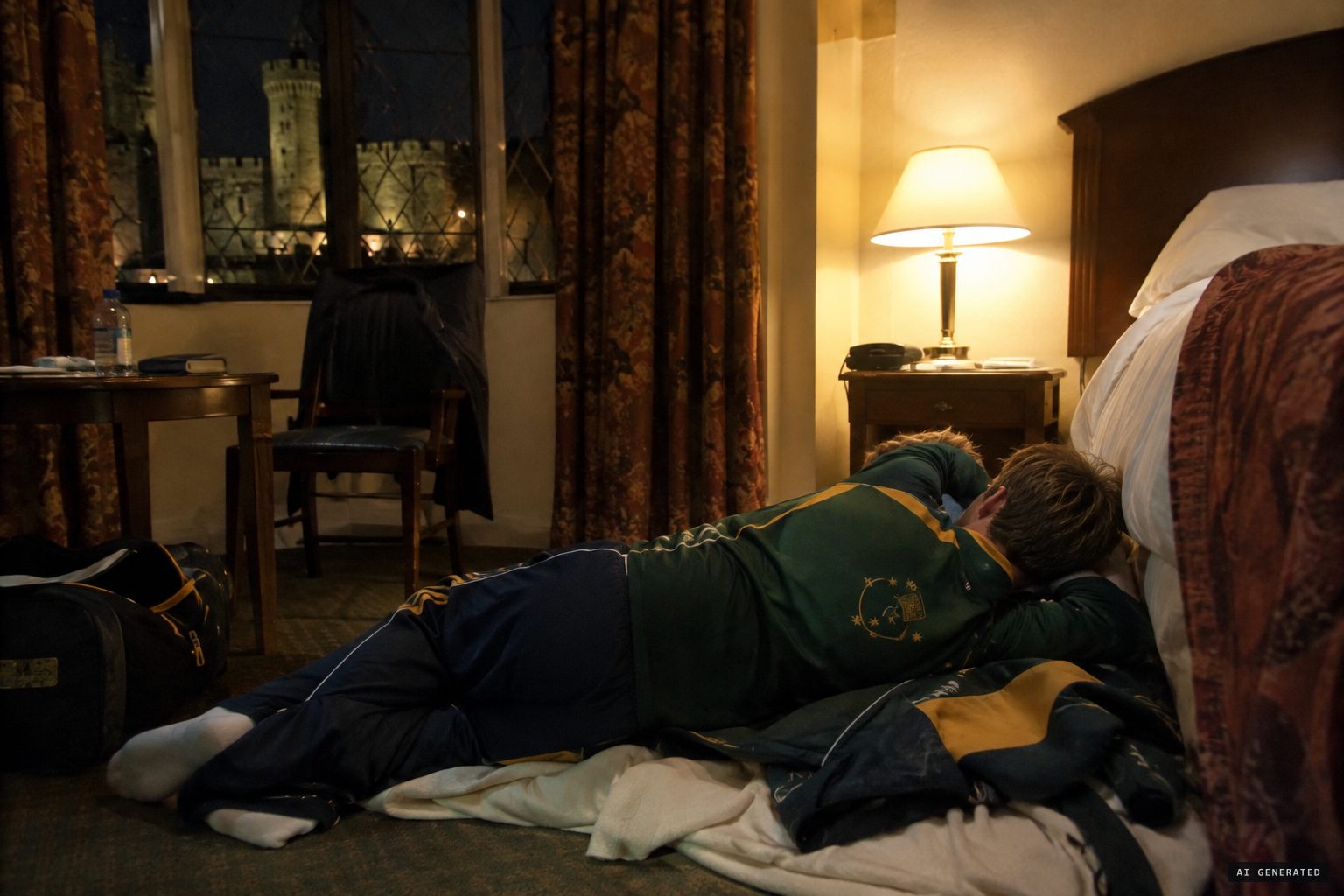Shane Watson spends part of the night on Brett Lee's floor