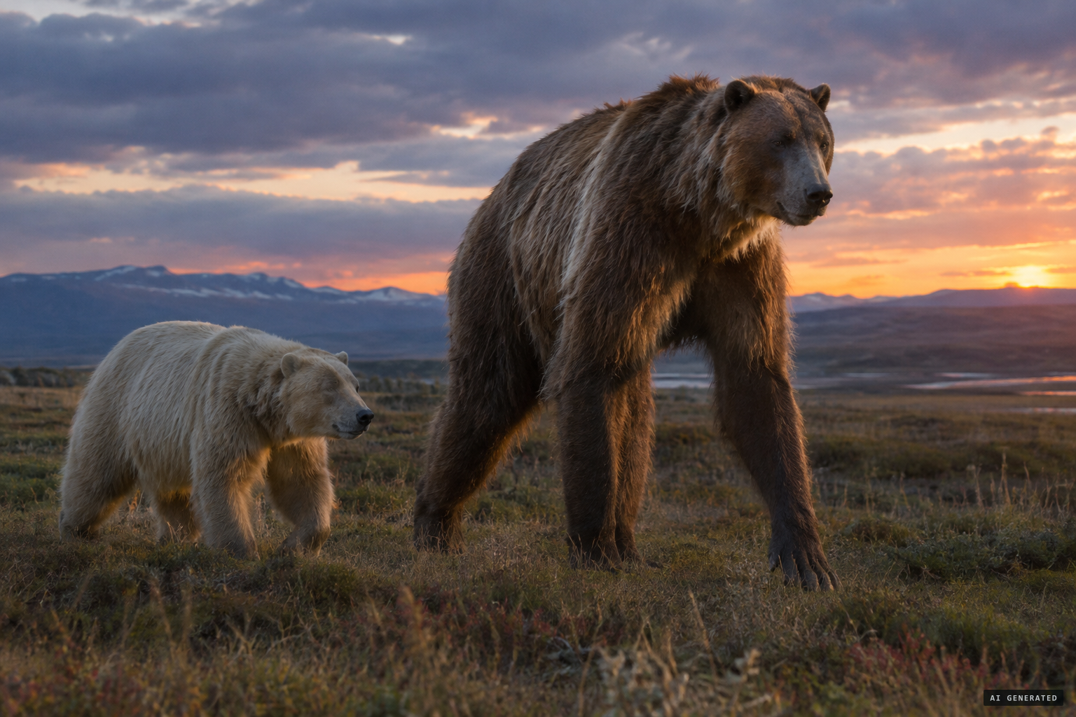 Theories: a grizzly–polar hybrid or a surviving short-faced bear