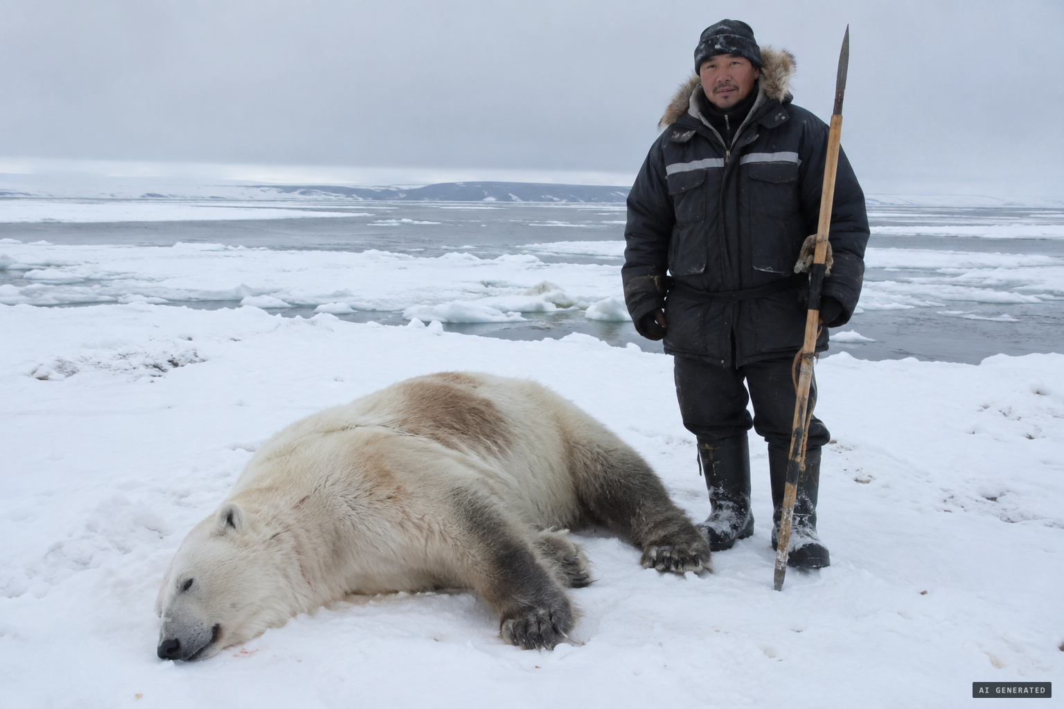 The real hybrid bear shot near Ulukhaktok in 2010