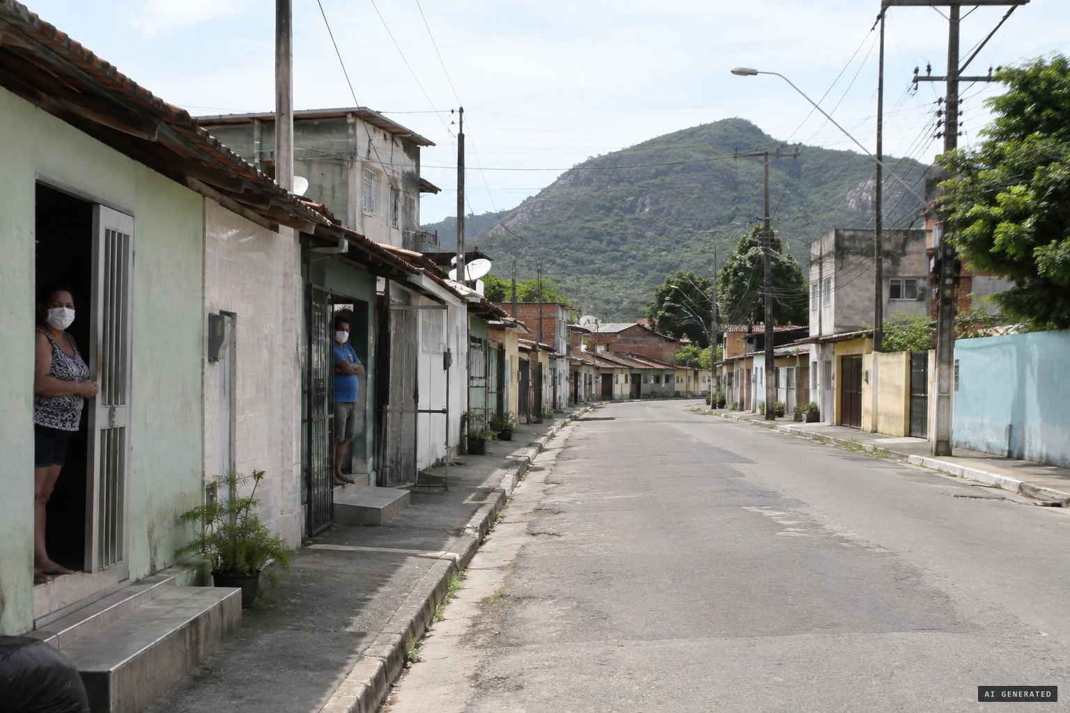 No cordon, no record: officials report nothing and urge residents to stay home
