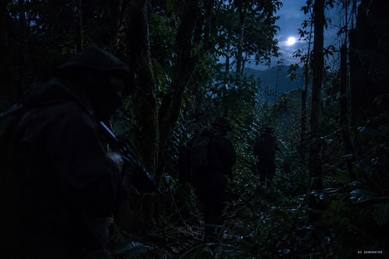 The unverified claim of special forces deployed into the forest