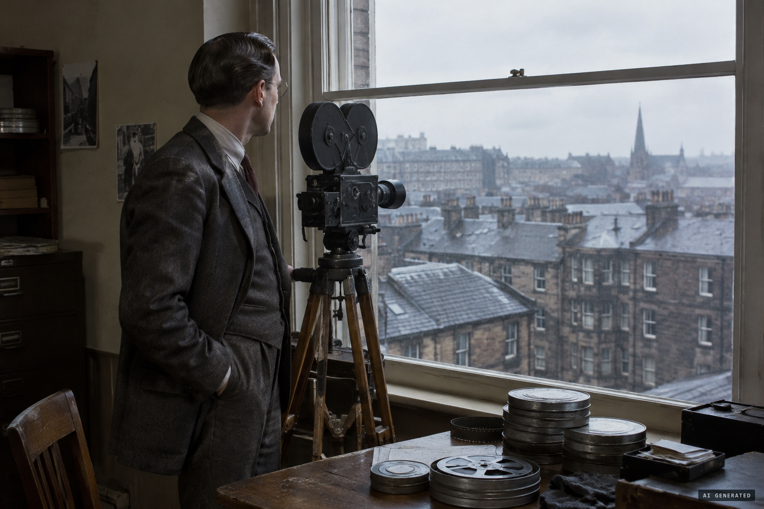 Glasgow filmmaker Malcolm Irvine of Scottish Film Productions