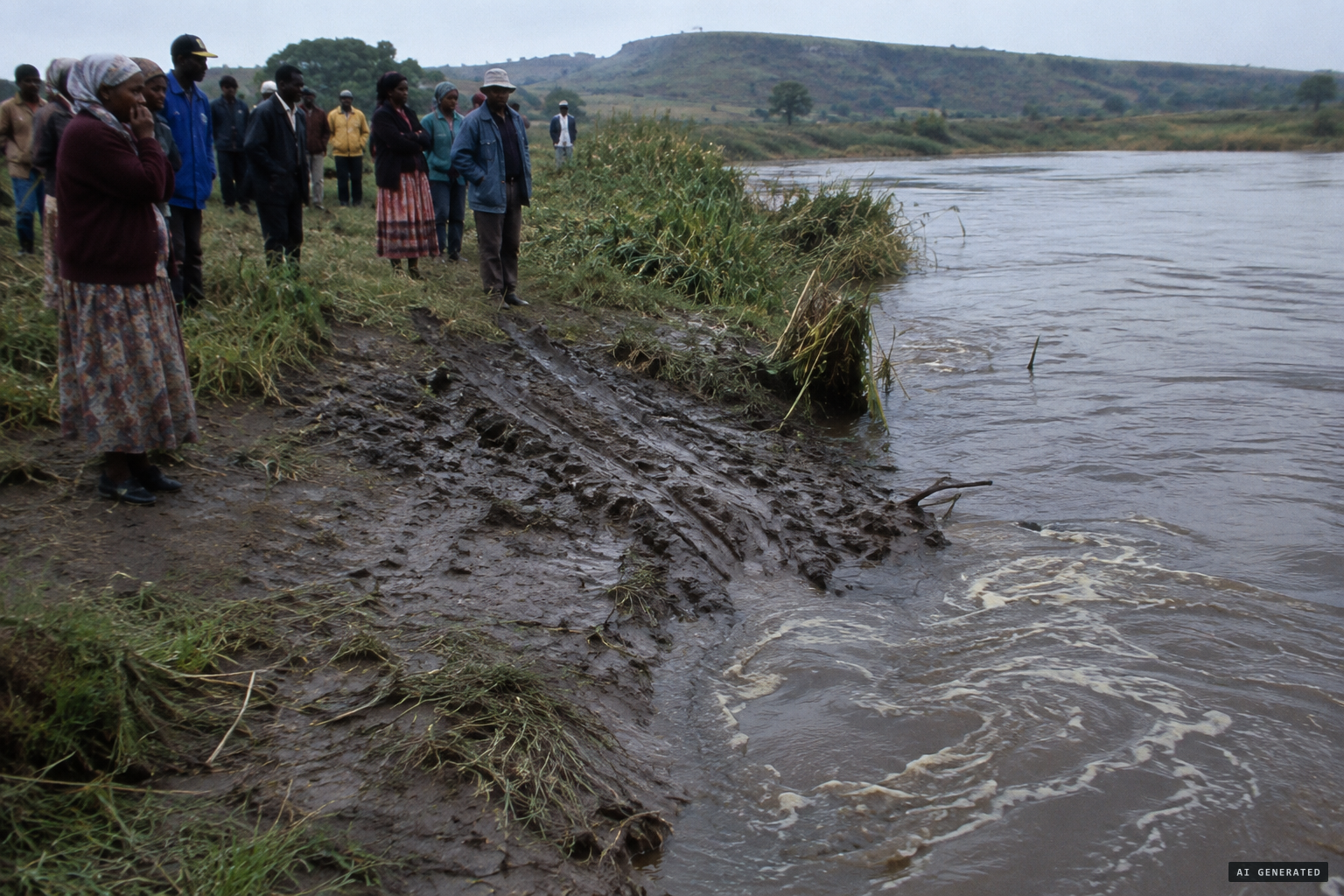 Villagers said it dragged its victims into the water