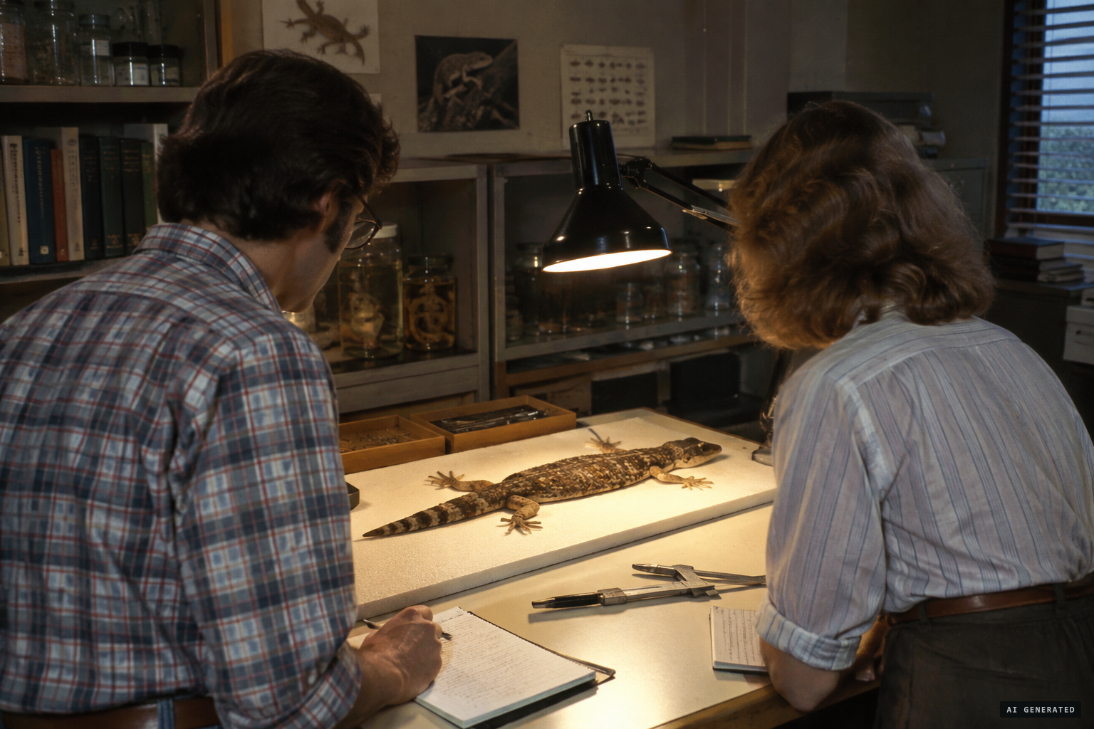 Bauer and Russell describe it as Hoplodactylus delcourti, perhaps the kawekaweau
