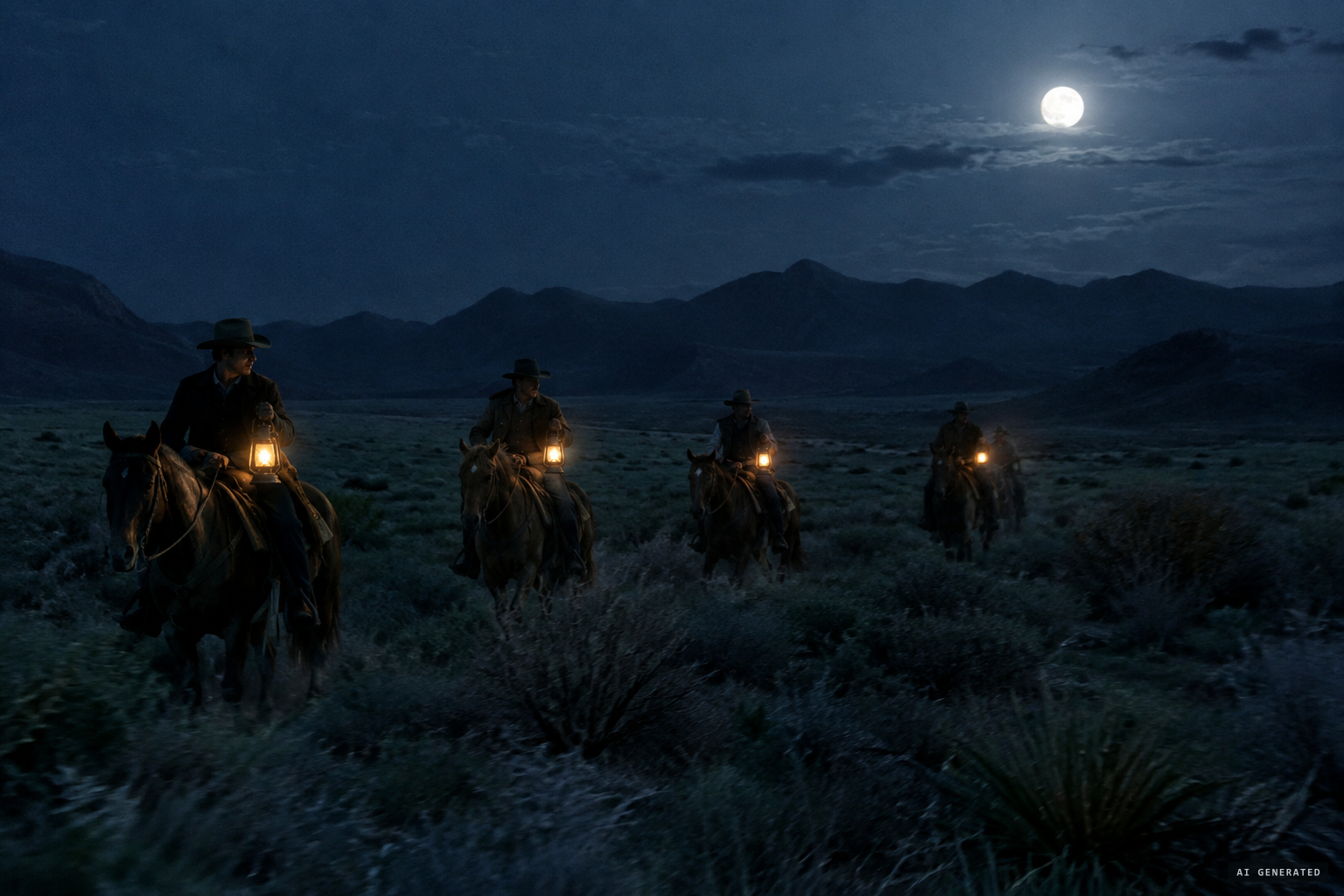 Cowboys search for the lights in 1919