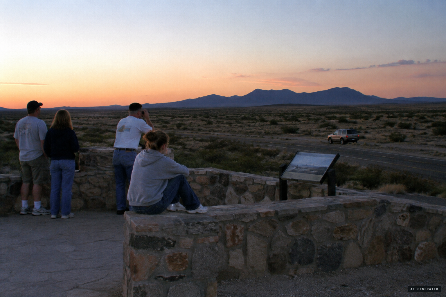 The Marfa Mystery Lights Viewing Center opens on US 90