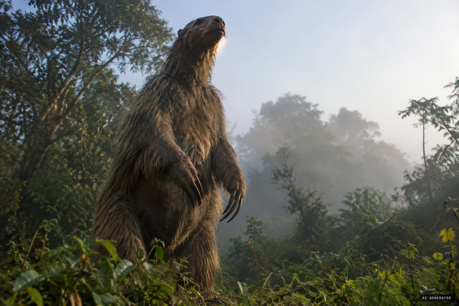 A surviving ground sloth, one proposed explanation for the mapinguari