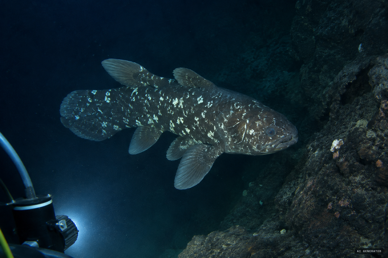 Coelacanths filmed again off Manado Tua in 2009