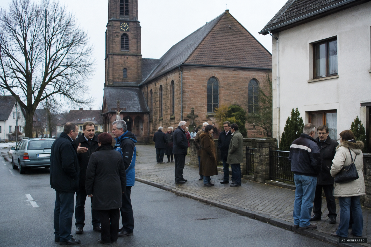 In the village, opinion splits over what happened in the Härtelwald.