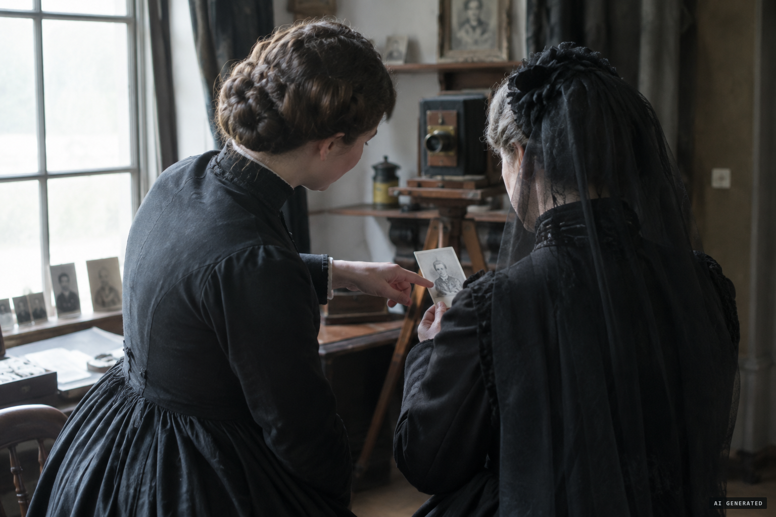 Mumler's wife, a medium, encourages her to identify her husband