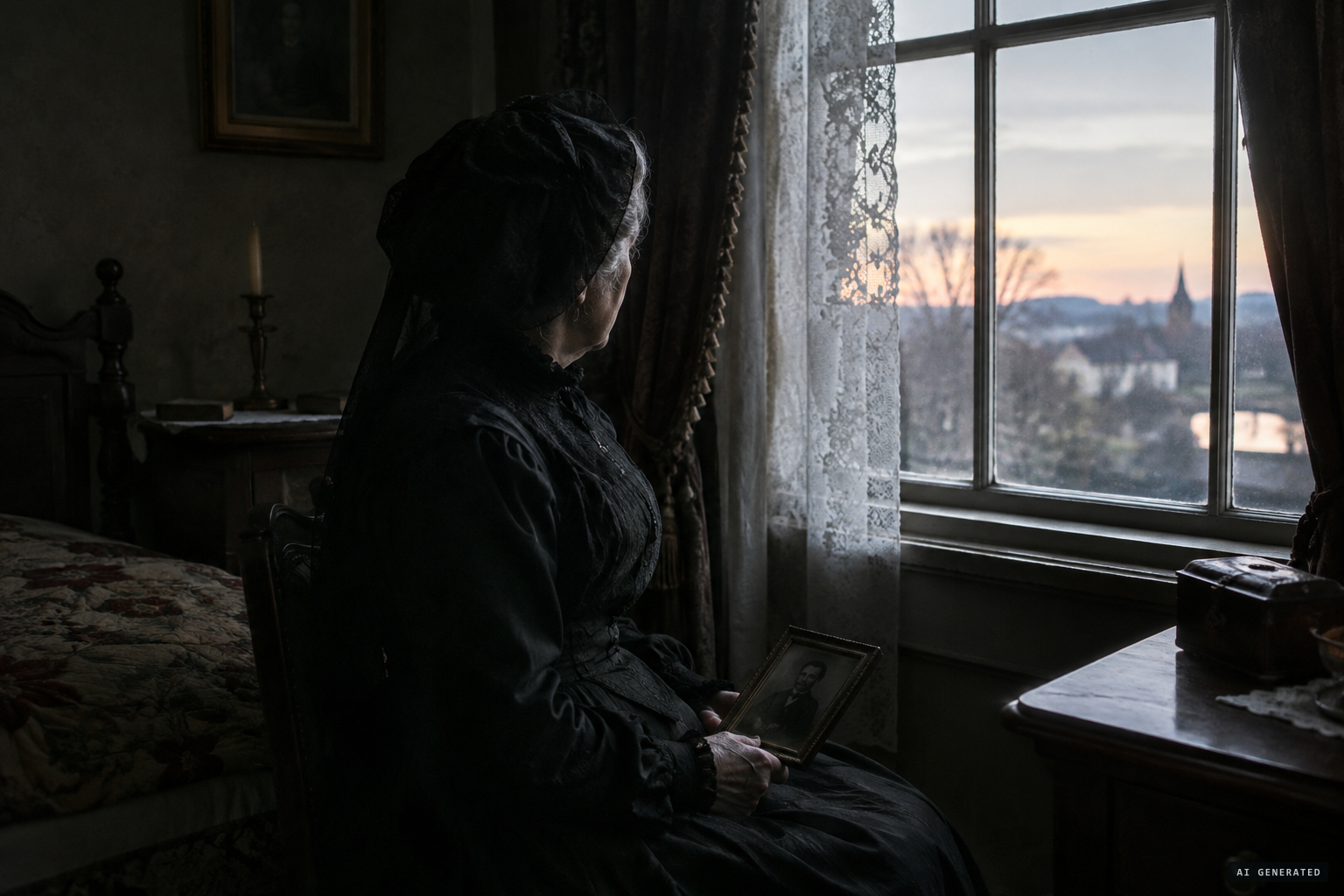 Mary Todd Lincoln believed in the image for the rest of her days