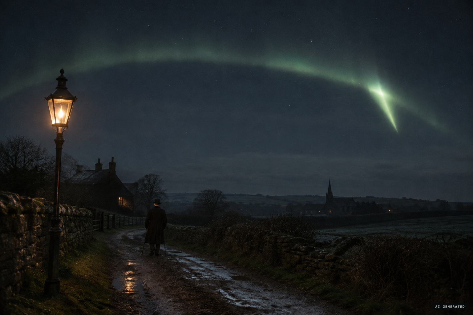 An extremely unusual auroral phenomenon, or an unsolved mystery