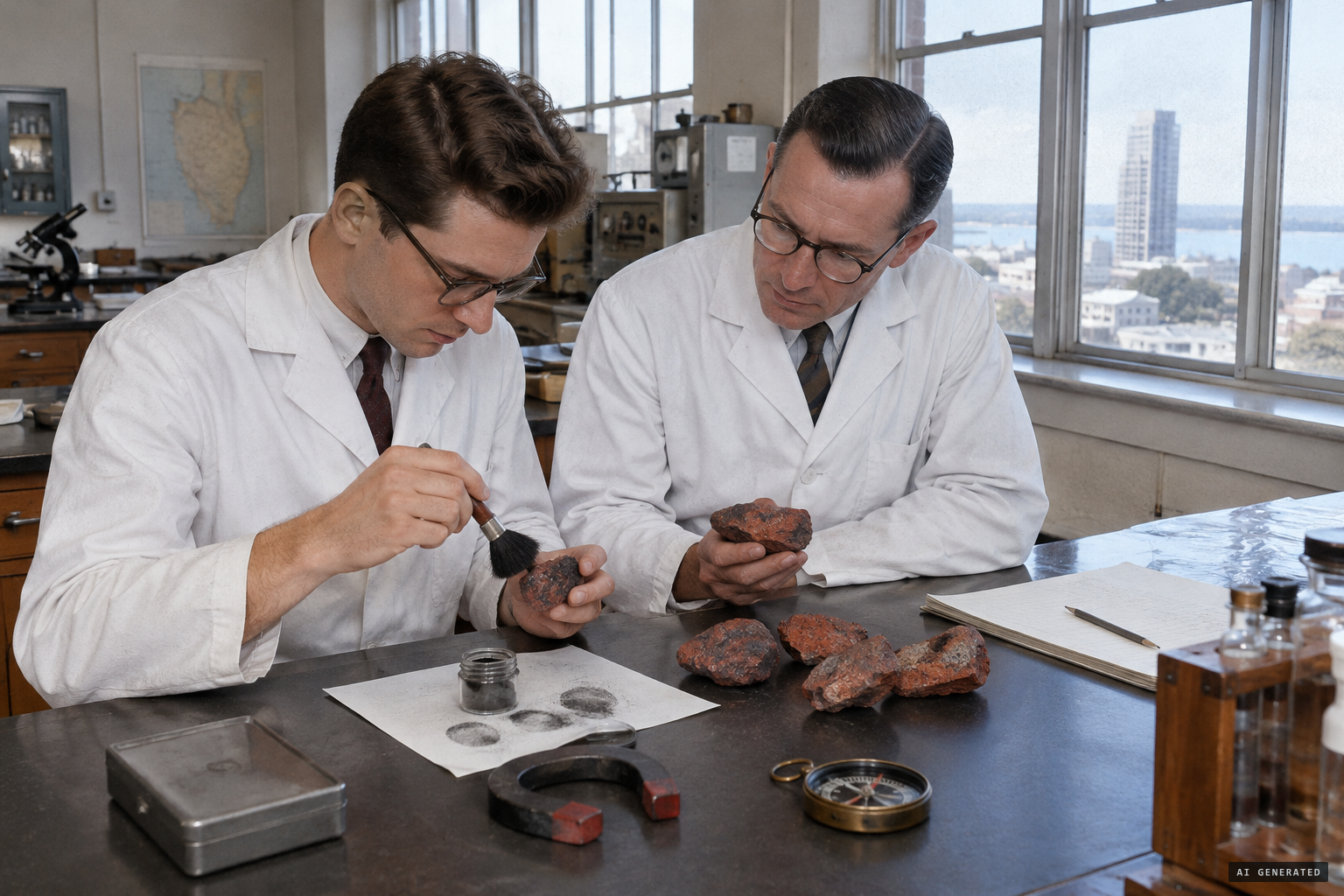 Stones sent to Perth: no fingerprints, two found magnetic