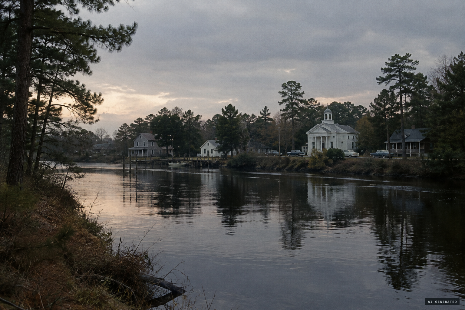 Mays Landing on the Great Egg Harbor River, in the southern Pine Barrens