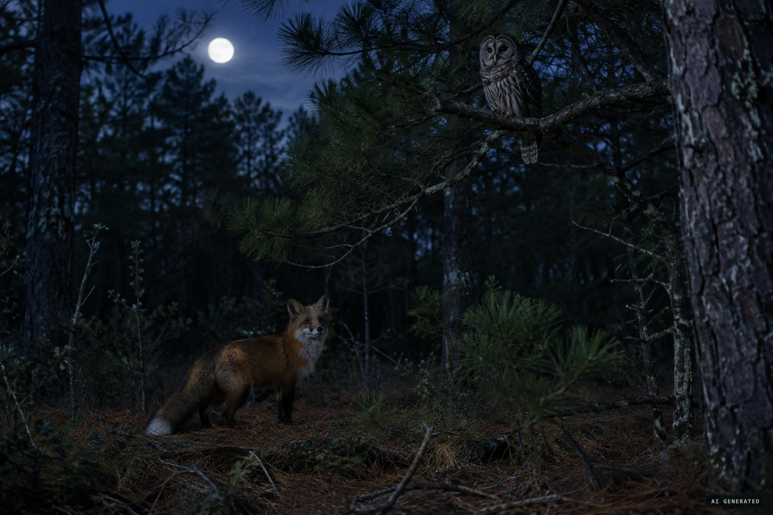 Foxes and owls: the usual suspects for Pine Barrens night screams