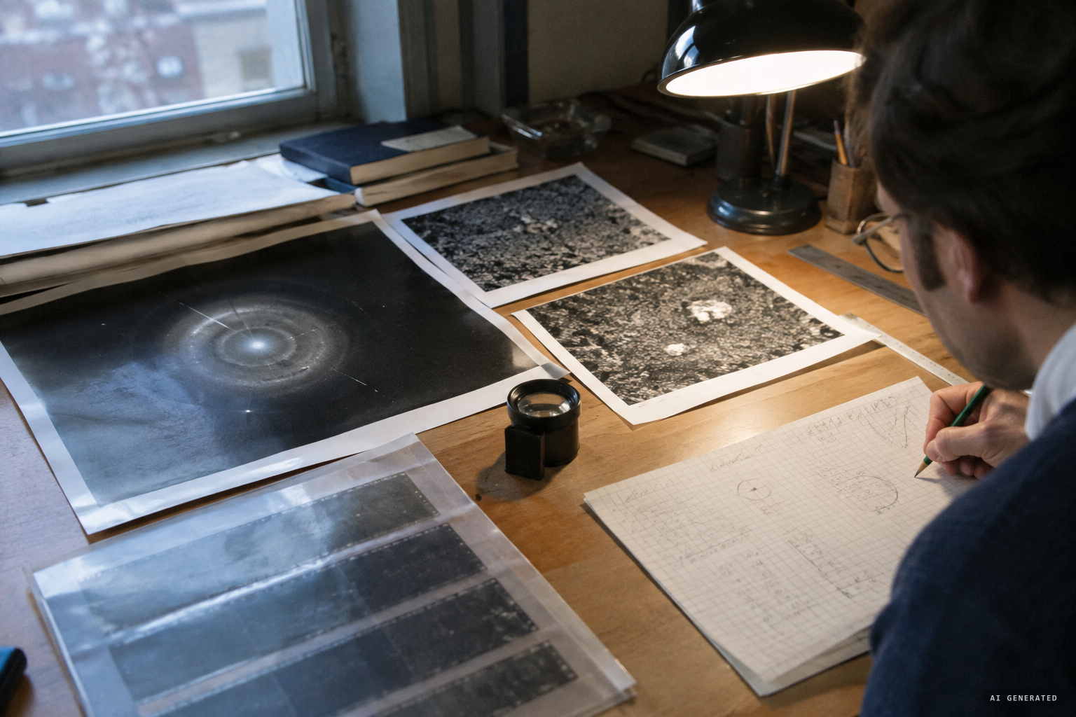 Bruce Maccabee's analysis of the negatives, finding no thread