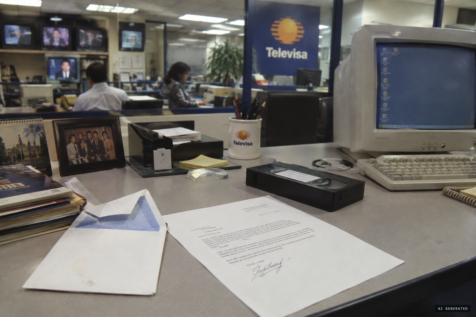 The anonymous letter and five-minute VHS tape arrive at Televisa